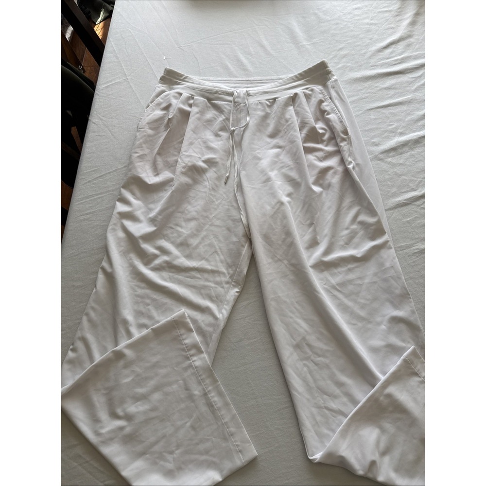 CALIA by Carrie Underwood Women White Tapered Yoga Athleisure Pants XL